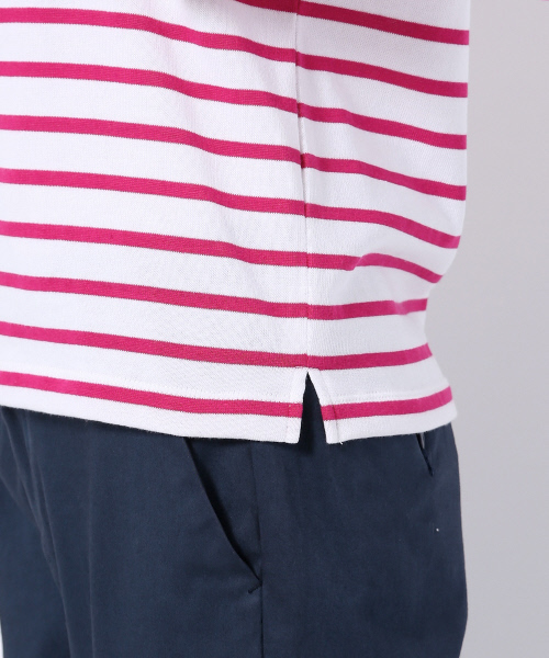 MYSELF ABAHOUSE(マイセルフアバハウス)の「※公開NG【VERY 5月号掲載】パネルボーダーボートネックプルオーバー(Tシャツ/カットソー・レディース・ネイビー/ピンク/レッド/グレー/グリーン/ブラック・FREE)」の17枚目の写真