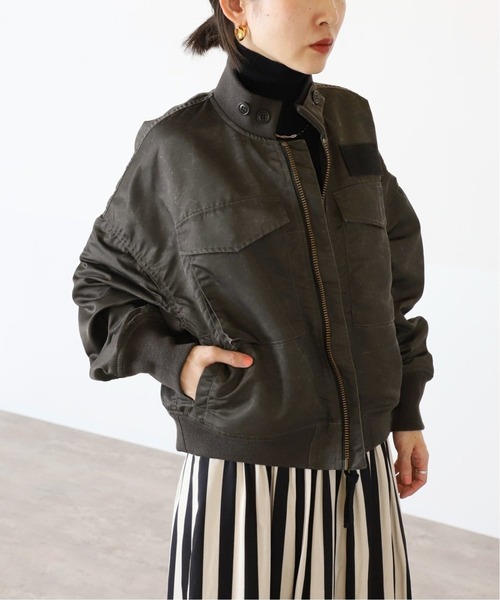 VERMEIL par iena（ヴェルメイユパーイエナ）の「《追加2》【VOTE MAKE NEW CLOTHES/ヴォートメイク】別注WEP ジャケット◆（ミリタリージャケット・レディース・ブラック・SMALL/MEDIUM）」の21枚目の写真