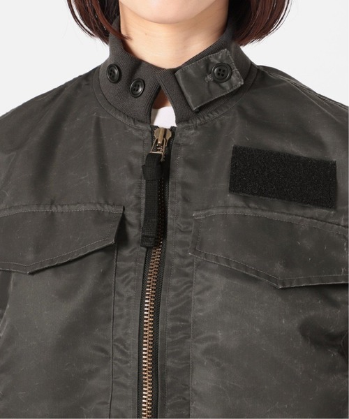 VERMEIL par iena（ヴェルメイユパーイエナ）の「《追加2》【VOTE MAKE NEW CLOTHES/ヴォートメイク】別注WEP ジャケット◆（ミリタリージャケット・レディース・ブラック・SMALL/MEDIUM）」の4枚目の写真