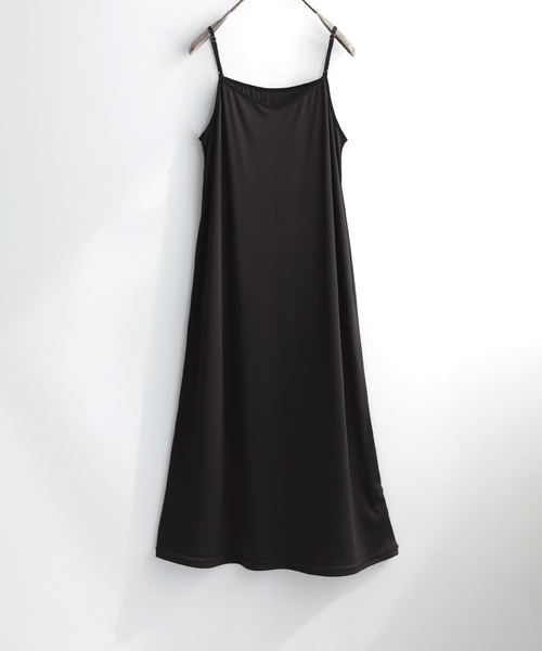 n'OrLABEL（ノアールレーベル）の「『インナーペチワンピース』（インナーウェア/肌着・レディース・ライトベージュ/モカ/ブラック・2/1）」の2枚目の写真