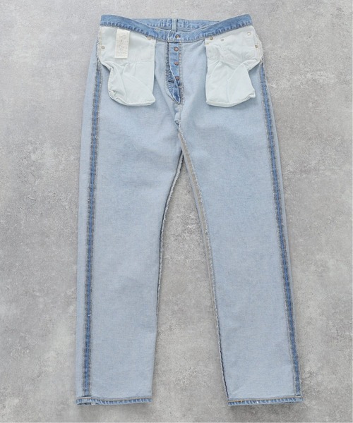 REMI RELIEF(レミレリーフ)の「【REMI RELIEF / レミレリーフ】別注 ブリーチデニムパンツ(スプラッシュ)(デニムパンツ・メンズ・コバルトブルー・32/30/29/33/31)」の14枚目の写真