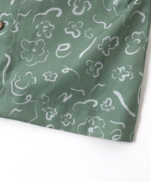 Ampersand（アンパサンド）の「premier ダブルボタンノーカラー半袖シャツ（シャツ/ブラウス・キッズ・ベージュ/イエロー/ブラウン/グリーン/グレー・100/120/70/80/130/90/140/110）」の13枚目の写真