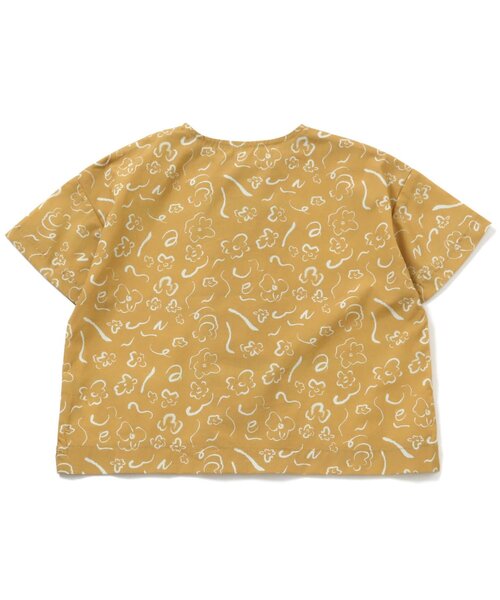 Ampersand（アンパサンド）の「premier ダブルボタンノーカラー半袖シャツ（シャツ/ブラウス・キッズ・ベージュ/イエロー/ブラウン/グリーン/グレー・100/120/70/80/130/90/140/110）」の22枚目の写真