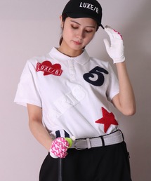 LUXE/R GOLF | 【LUXE/R GOLF】ビッグ ロゴ パイル ワッペン ポロシャツ(RMS)(ポロシャツ)