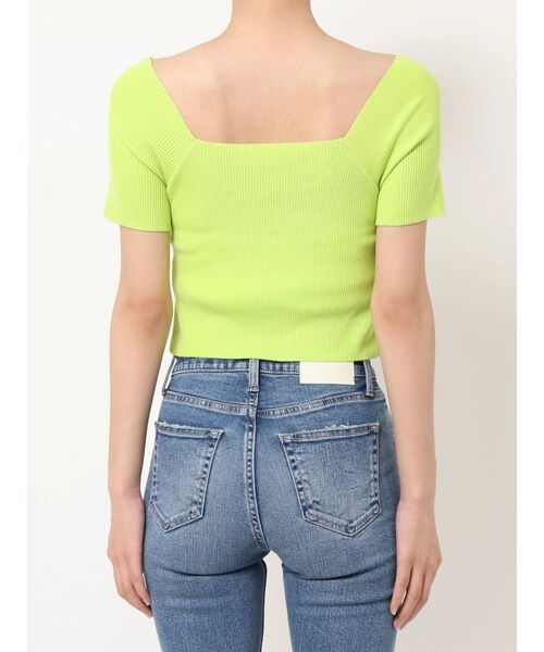 GYDA(ジェイダ)の「2WAYカシュクールニット TOPS(ニット/セーター・レディース・ブラック/オフホワイト/ライトグリーン・FREE)」の17枚目の写真