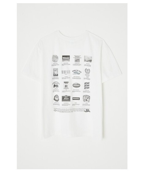 MOUSSY(マウジー)の「ISSUE 22 Tシャツ(Tシャツ/カットソー・レディース・ホワイト/ブラック/ホワイト系その他2/レッド・FREE)」の12枚目の写真