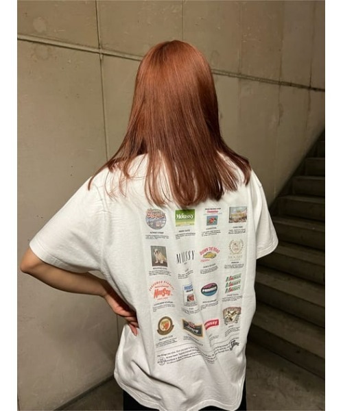 MOUSSY(マウジー)の「ISSUE 22 Tシャツ(Tシャツ/カットソー・レディース・ホワイト/ブラック/ホワイト系その他2/レッド・FREE)」の5枚目の写真