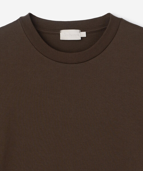 handvaerk（ハンドバーク）の「handvaerk | 60/2 クルーネックTシャツ MEN（Tシャツ/カットソー・メンズ・ホワイト/ダークグレー/ネイビー/ブラック/ダークブラウン/ブラック系その他・MEDIUM/SMALL/LARGE）」の7枚目の写真