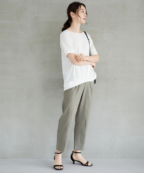 LEPSIM（レプシィム）の「ラタンミニショルダー　263009（かごバッグ・レディース・ブラック/オフホワイト・ONE SIZE）」の4枚目の写真