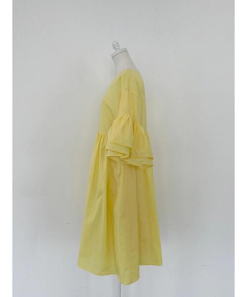 Areeam（アリーム）の「前後2way袖フリルミニワンピース（ワンピース・レディース・ブラック/ピンク/イエロー・FREE）」の12枚目の写真