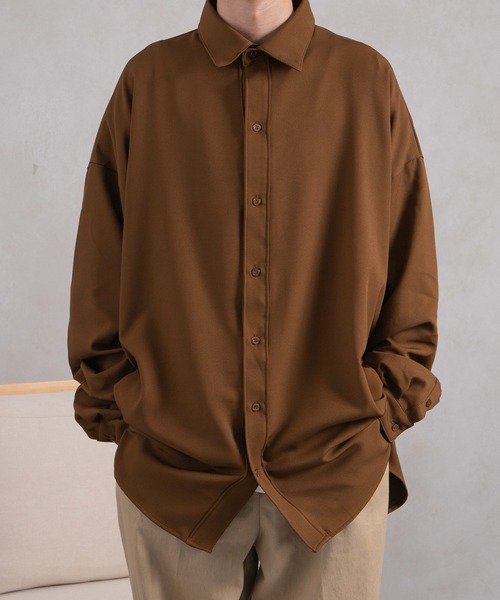 kutir(クティール)の「トロミルーズシャツ(シャツ/ブラウス・メンズ・ホワイト/ライトブルー/ダークブラウン/グリーン・MEDIUM/LARGE)」の11枚目の写真