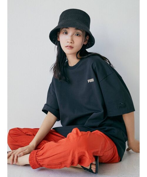 PUMA（プーマ）の「【MURUA×PUMA】シークレットロゴユニセックスTee（Tシャツ/カットソー・レディース・ホワイト/ブラック・FREE）」の16枚目の写真