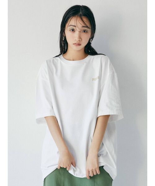 PUMA（プーマ）の「【MURUA×PUMA】シークレットロゴユニセックスTee（Tシャツ/カットソー・レディース・ホワイト/ブラック・FREE）」の20枚目の写真