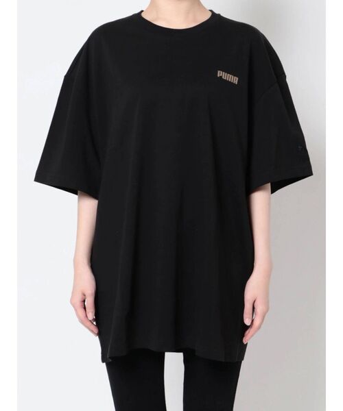 PUMA（プーマ）の「【MURUA×PUMA】シークレットロゴユニセックスTee（Tシャツ/カットソー・レディース・ホワイト/ブラック・FREE）」の7枚目の写真