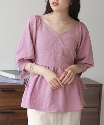 ２WAYウエスト切替ブラウス