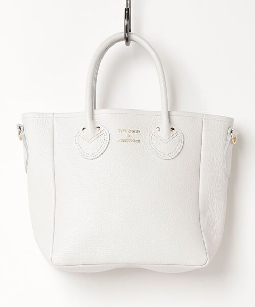 YOUNG&OLSEN The DRYGOODS STORE（ヤングアンドオルセン）の「【YOUNG&OLSEN】EMBOSSED LEATHER TOTE S（トートバッグ・レディース・ライトグレー/ブラック/ベージュ/ブラウン/グリーン/グレイッシュベージュ/ブラウン系その他3/グレー系その他2・FREE）」の3枚目の写真