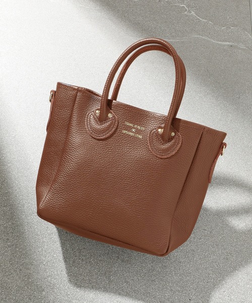 セール】【YOUNG&OLSEN】EMBOSSED LEATHER TOTE S（トートバッグ