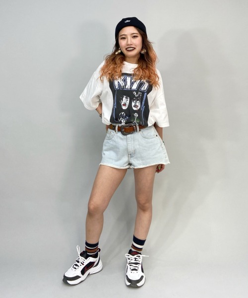 セール】【ムラサキスポーツ別注】 KISS/キッス ビッグシルエット 古着