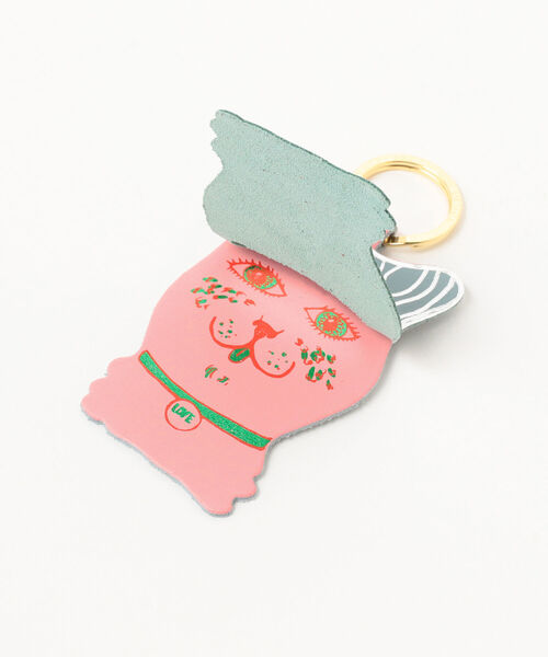 Ray BEAMS（レイビームス）の「ARK / キャット キーホルダー（キーホルダー・レディース・グリーン/ピンク・ONE SIZE）」の5枚目の写真