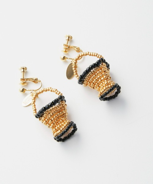 THEATRE PRODUCTS（シアタープロダクツ）の「BEADS BASKET EARRING / ビーズバスケットイヤリング（イヤリング・レディース・ブラック/パープル/レッド/シルバー/ゴールド・FREE）」の12枚目の写真
