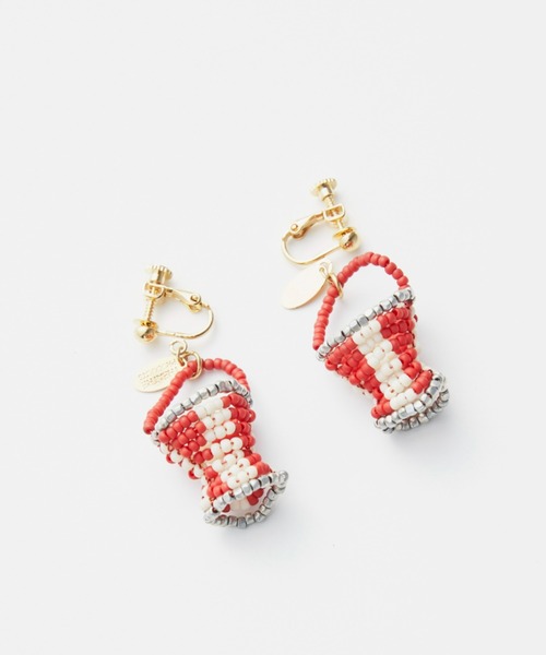 THEATRE PRODUCTS（シアタープロダクツ）の「BEADS BASKET EARRING / ビーズバスケットイヤリング（イヤリング・レディース・ブラック/パープル/レッド/シルバー/ゴールド・FREE）」の13枚目の写真