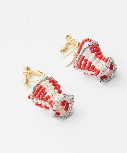 THEATRE PRODUCTS（シアタープロダクツ）の「BEADS BASKET EARRING / ビーズバスケットイヤリング（イヤリング・レディース・ブラック/パープル/レッド/シルバー/ゴールド・FREE）」の15枚目の写真