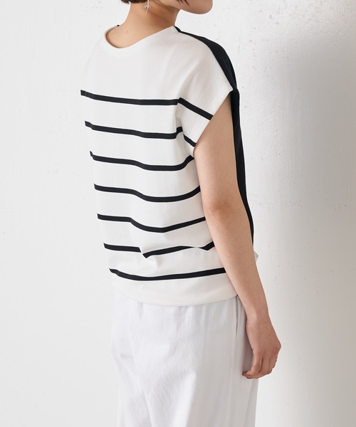 BEARDSLEY（ビアズリー）の「フレンチニット（ニット/セーター・レディース・ホワイト/ブルー・FREE）」の14枚目の写真