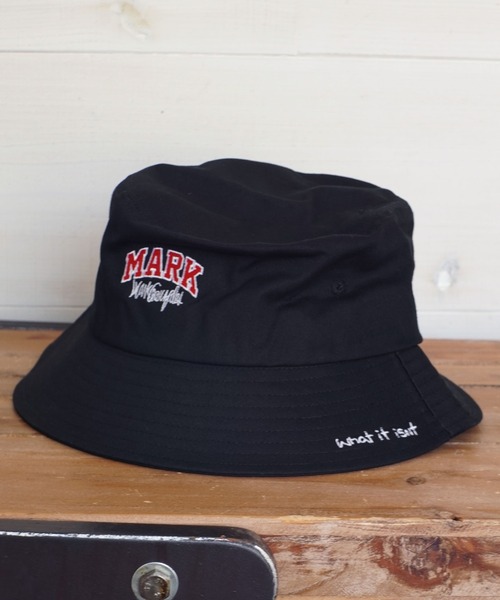 （What it isNt）ART BY MARKGONZALES（ワットイットイズント）の「刺繍 バケット ハット / HAT 【（What it isNt）ART BY MARKGONZALES / (ワットイットイズント) アートバイ マークゴンザレス 】（ハット・メンズ・ブラック/ホワイト/ベージュ系その他/ブラック系その他/ブルー系その他/ベージュ/ホワイト系その他/ネイビー/ホワイト系その他3/ホワイト系その他2/ブラック系その他3/ベージュ系その他3/ブラック系その他2/グリーン/ブラウン・FREE）」の17枚目の写真