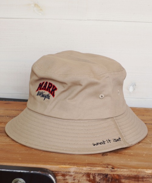 （What it isNt）ART BY MARKGONZALES（ワットイットイズント）の「刺繍 バケット ハット / HAT 【（What it isNt）ART BY MARKGONZALES / (ワットイットイズント) アートバイ マークゴンザレス 】（ハット・メンズ・ブラック/ホワイト/ベージュ系その他/ブラック系その他/ブルー系その他/ベージュ/ホワイト系その他/ネイビー/ホワイト系その他3/ホワイト系その他2/ブラック系その他3/ベージュ系その他3/ブラック系その他2/グリーン/ブラウン・FREE）」の18枚目の写真