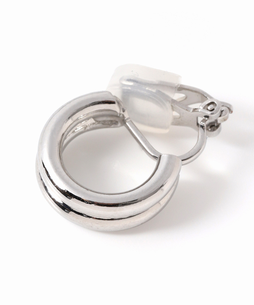 plage（プラージュ）の「【ucalypt/ユーカリプト】BASIC DOUBLE イヤリング（イヤリング・レディース・シルバー・FREE）」の9枚目の写真