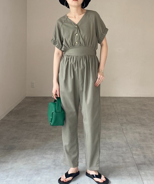 She's Closet（シーズクローゼット）の「リネンコットンVネック