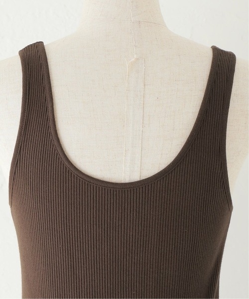 Spick & Span(スピックアンドスパン)の「テレコ 2wayタンク(タンクトップ・レディース・ホワイト/ベージュ/ブラウン/カーキ・FREE)」の16枚目の写真