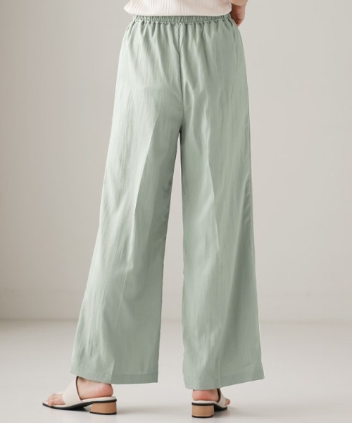 Pierrot(ピエロ)の「接触冷感リネンライクワイドパンツ(その他パンツ・レディース・ブラック/レッド/ミント/ライトベージュ・M/L/PM)」の12枚目の写真