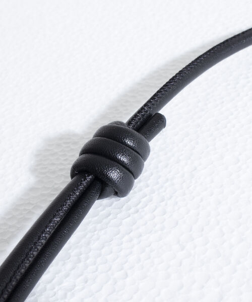 GLOSTER（グロスター）の「【GLOSTER/グロスター】レザーマルチポシェット ミニバッグ スクエアショルダー（ショルダーバッグ・メンズ・ブラック/ベージュ・FREE）」の13枚目の写真