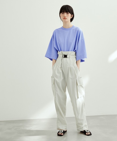 ADAM ET ROPE'（アダムエロペ）の「ワイドスリーブTEE（Tシャツ/カットソー・レディース・ピンク系その他2/サックスブルー/ホワイト/ブラック・FREE）」の16枚目の写真