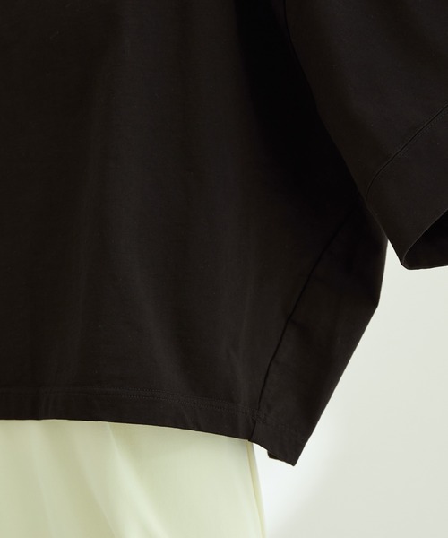 ADAM ET ROPE'（アダムエロペ）の「ワイドスリーブTEE（Tシャツ/カットソー・レディース・ピンク系その他2/サックスブルー/ホワイト/ブラック・FREE）」の9枚目の写真