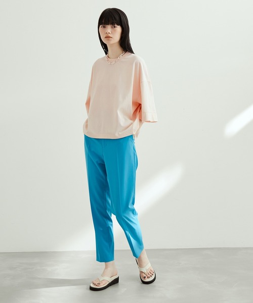 ADAM ET ROPE'（アダムエロペ）の「ワイドスリーブTEE（Tシャツ/カットソー・レディース・ピンク系その他2/サックスブルー/ホワイト/ブラック・FREE）」の13枚目の写真