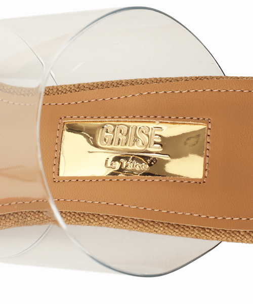 LE TALON（ルタロン）の「GRISE 6cmクリアストラップミュールサンダル（サンダル・レディース・ブルー系その他/ホワイト/キャメル・SMALL/X-LARGE/MEDIUM/LARGE）」の8枚目の写真