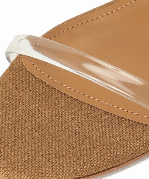 LE TALON（ルタロン）の「GRISE 6cmクリアストラップミュールサンダル（サンダル・レディース・ブルー系その他/ホワイト/キャメル・SMALL/X-LARGE/MEDIUM/LARGE）」の12枚目の写真