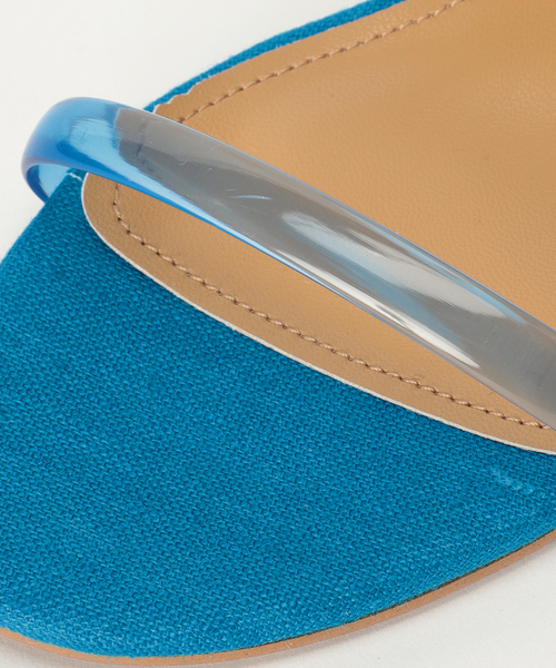 LE TALON（ルタロン）の「GRISE 6cmクリアストラップミュールサンダル（サンダル・レディース・ブルー系その他/ホワイト/キャメル・SMALL/X-LARGE/MEDIUM/LARGE）」の13枚目の写真