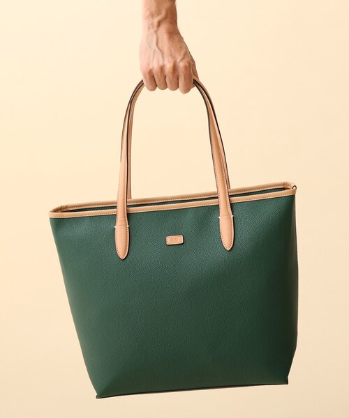 【新品】TAKEO KIKUCHI タケオキクチ シュリンクPVCトートバッグ ポーチ付き】シュリンクレザートートバッグ（トートバッグ） | TAKEO