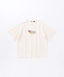 NANGA:ウシオダ ヒロアキ プリント 半袖 Tシャツ