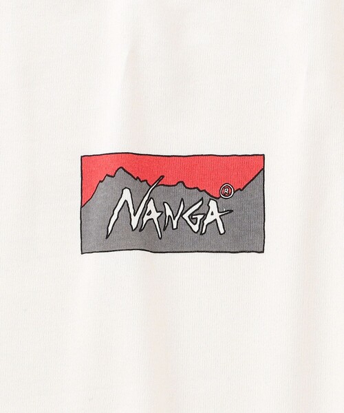 SHIPS any(シップス エニィ)の「NANGA:ウシオダ ヒロアキ プリント 半袖 Tシャツ(Tシャツ/カットソー・メンズ・ホワイト/ライトホワイト/ホワイト系その他・MEDIUM)」の11枚目の写真