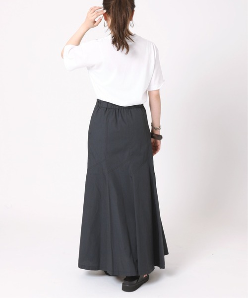 B.C STOCK（ベーセーストック）の「ゴアードフレアースカート（スカート・レディース・ブラック/ブラウン/イエロー・FREE）」の7枚目の写真