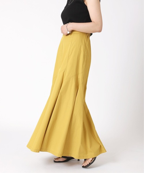 B.C STOCK（ベーセーストック）の「ゴアードフレアースカート（スカート・レディース・ブラック/ブラウン/イエロー・FREE）」の16枚目の写真