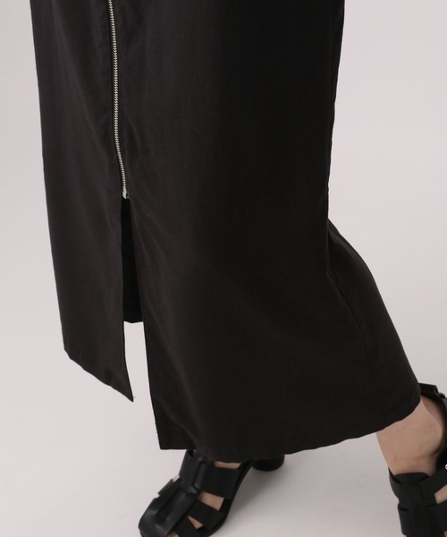A part by（アパートバイ）の「ミリタリーZIPワンピース　352983（ワンピース・レディース・ブラック/カーキ・FREE）」の14枚目の写真