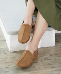 【サスティナブルシリーズ】ムートンバブーシュシューズ