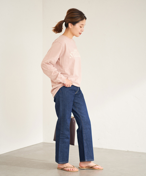 Odub（オーダブ）の「《予約》別注【Odub/オーダブ】LOGO L/S TEE：ロンT（Tシャツ/カットソー・レディース・ホワイト/ブラック/ピンク・FREE）」の17枚目の写真