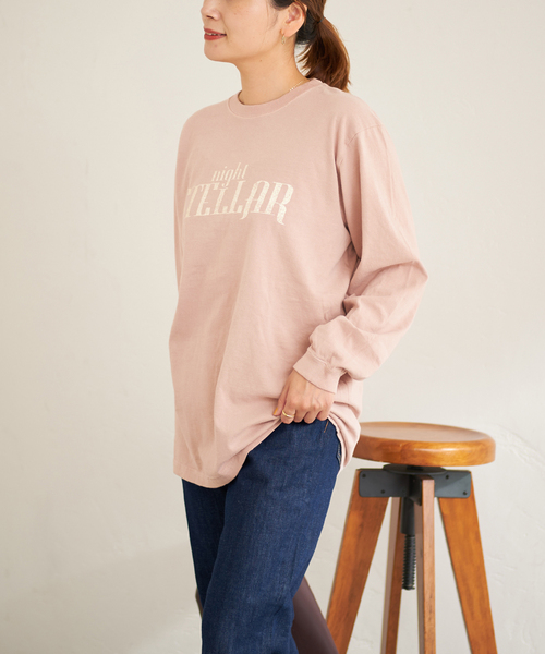 Odub（オーダブ）の「《予約》別注【Odub/オーダブ】LOGO L/S TEE：ロンT（Tシャツ/カットソー・レディース・ホワイト/ブラック/ピンク・FREE）」の18枚目の写真