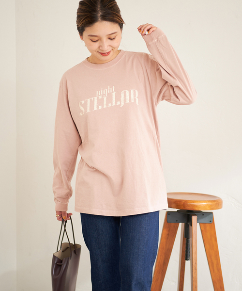 Odub（オーダブ）の「《予約》別注【Odub/オーダブ】LOGO L/S TEE：ロンT（Tシャツ/カットソー・レディース・ホワイト/ブラック/ピンク・FREE）」の19枚目の写真